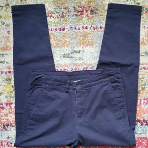 Zara Man Slim Fit Navy Dress Pants